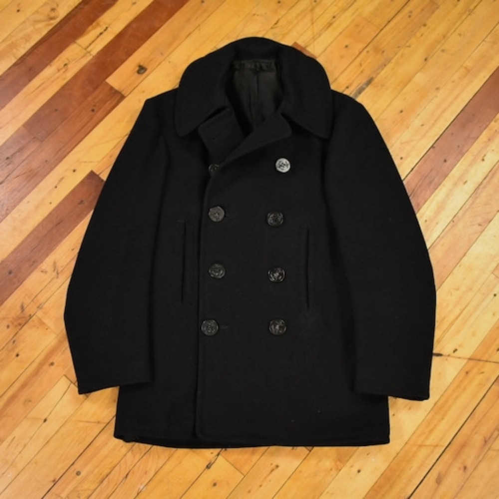 XXXL 4XL Plus Size Rothco Peacoat Black Wool Military Specs